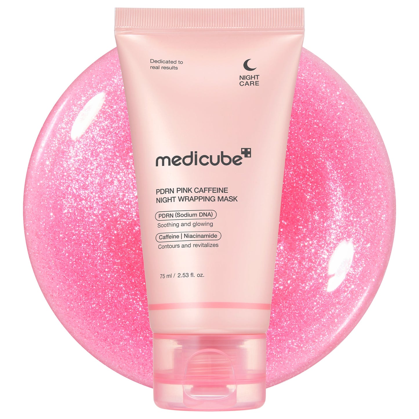 PDRN Pink Caffeine Night Wrapping Mask - Medicube