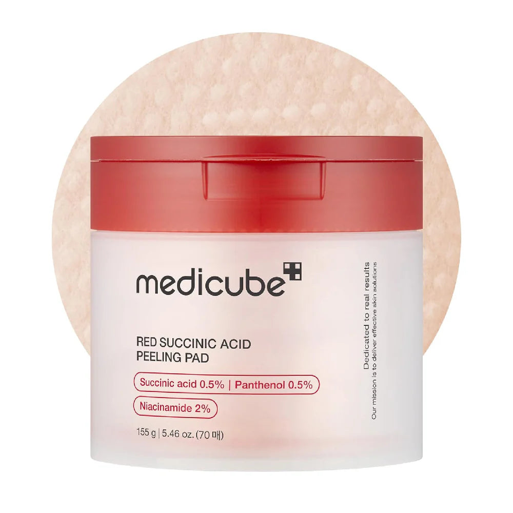 Medicube Red Succinic Acid Peeling Pad (Acne Solution 🔥)