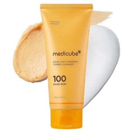 Medicube Kojic Acid Turmeric Toning Cleanser (Daily Glow 🧼)